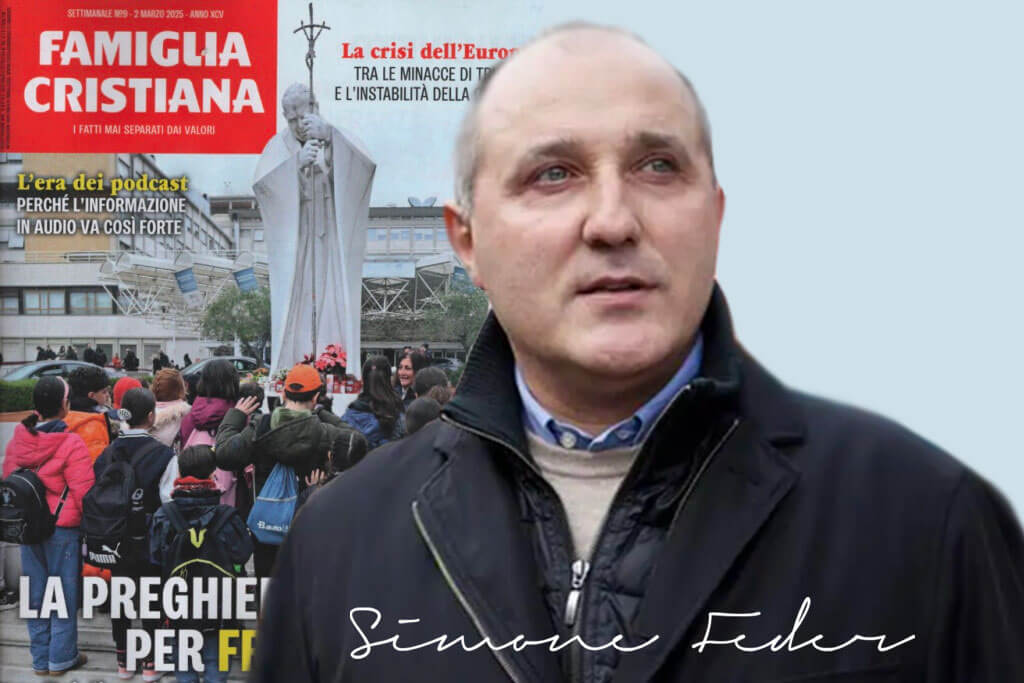Simone Feder su FAMIGLIA CRISTIANA