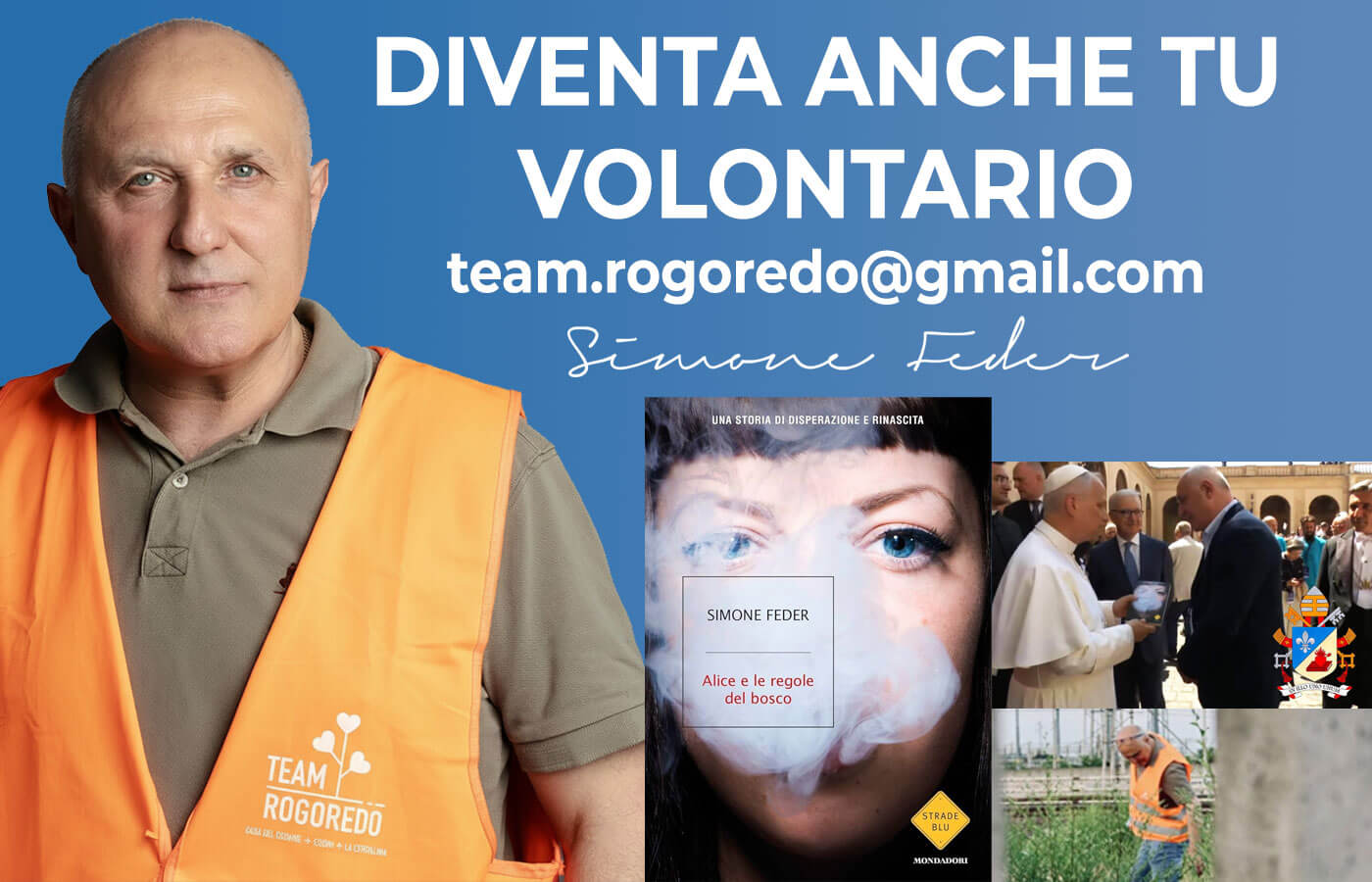 DIVENTA ANCHE TU VOLONTARIO